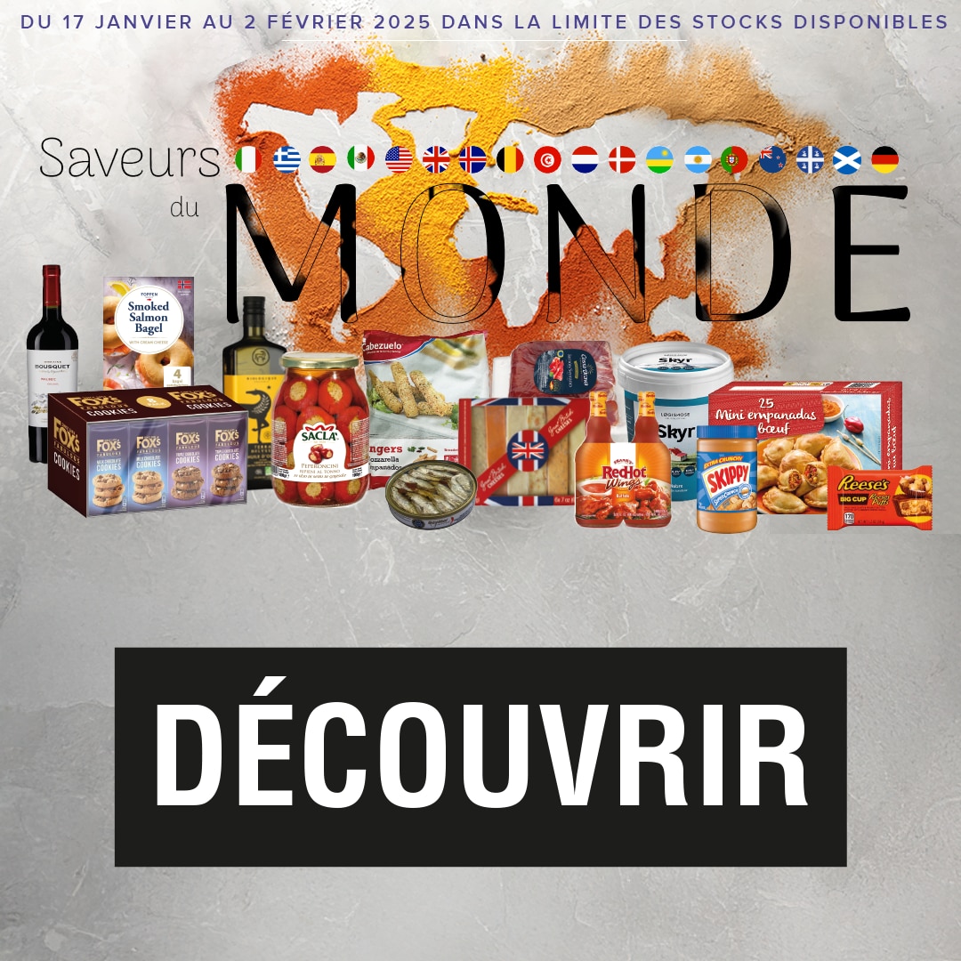 Catalogue saveurs du monde